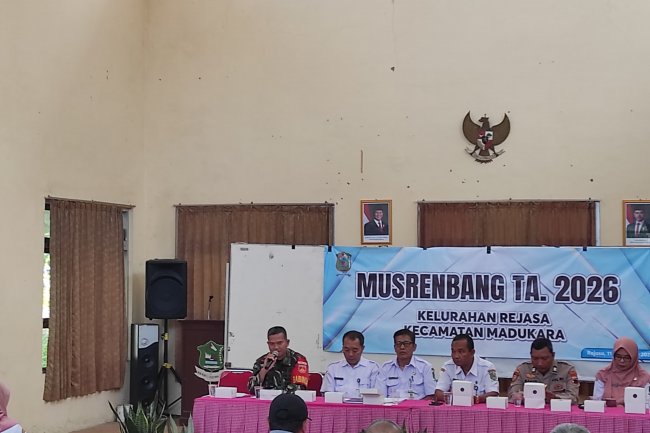 DUKUNG PEMBANGUNAN DESA/KELURAHAN, BABINSA HADIRI MUSRENBANG DESA KELURAHAN