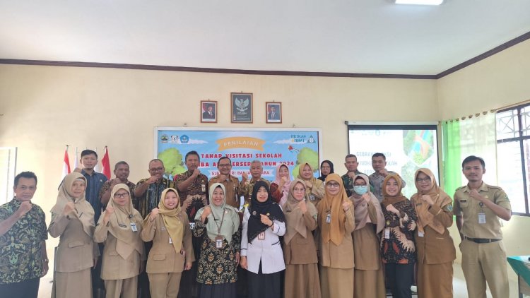 Babinsa 14/Madukara Hadiri Penilaian Lomba Sekolah Sehat di SLB N Banjarnegara