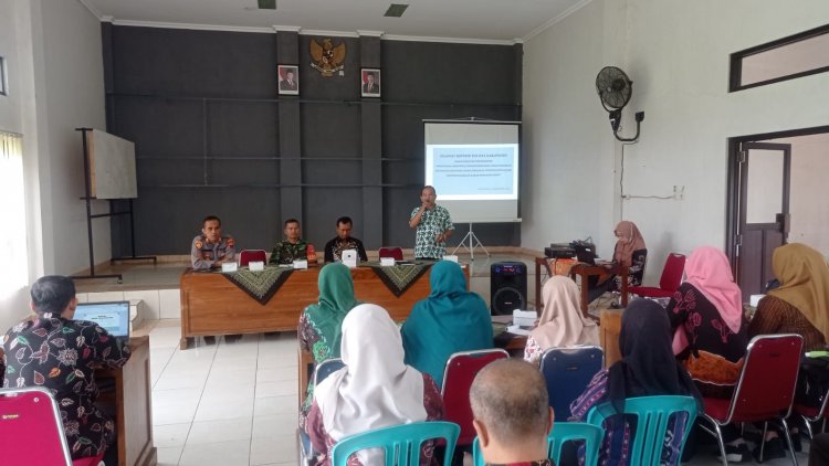 Babinsa Koramil 14/Madukara Hadiri Rapat Lintas Sektor