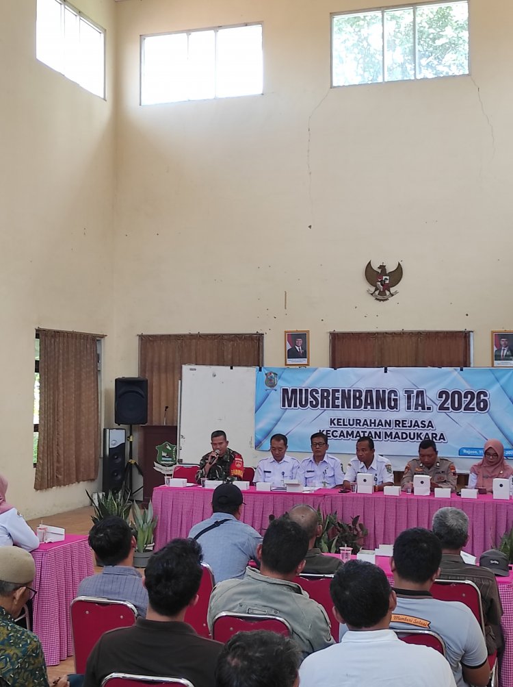 DUKUNG PEMBANGUNAN DESA/KELURAHAN, BABINSA HADIRI MUSRENBANG DESA KELURAHAN