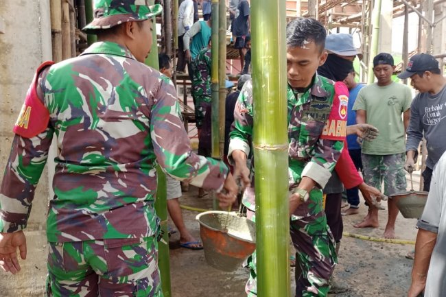 Karya Bakti Wujud Nyata Manunggal Bersama Rakyat,Ciptakan Pembangunan Di Wilayah