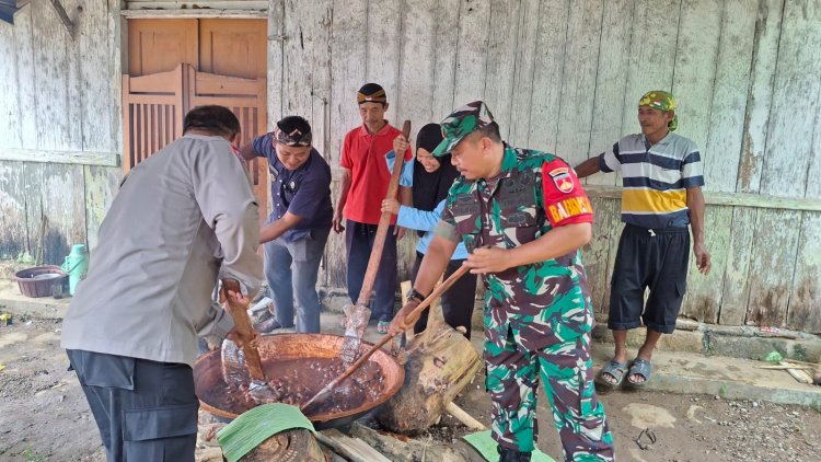 Babinsa Dukung Lomba membuat jenang Semarakkan Peringatan HUT RI Ke-80.
