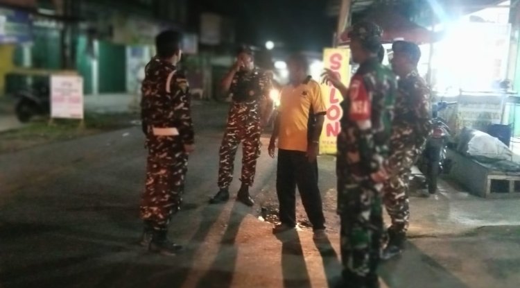 Koramil 14/Madukara Gelar Patroli Bersama, Guna Ciptakan Kondisi Yang Aman