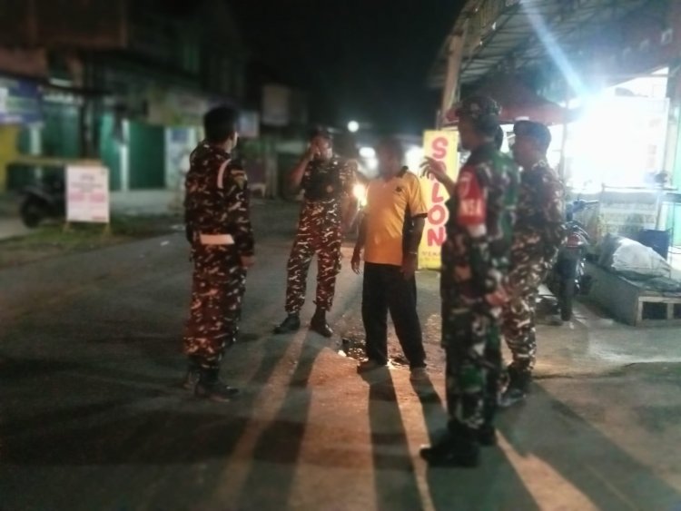 Koramil 14/Madukara Gelar Patroli Bersama, Guna Ciptakan Kondisi Yang Aman