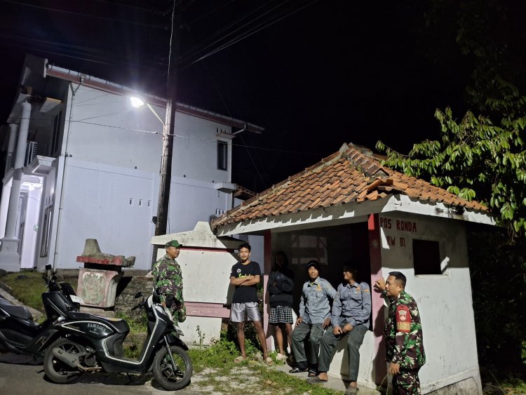 Patroli Gabungan TNI, Perkuat Siskamling dan Sosial
